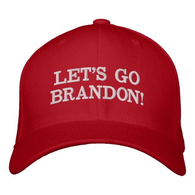 "Lets Go Brandon!" Embroidered Hat (Front)