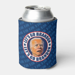 Let's Go Brandon FJB funny anti joe Biden Can Cool Cooler