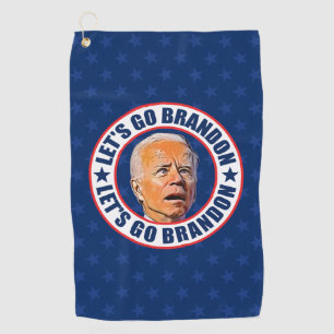 Let's Go Brandon fjb funny anti joe Biden Golf Towel