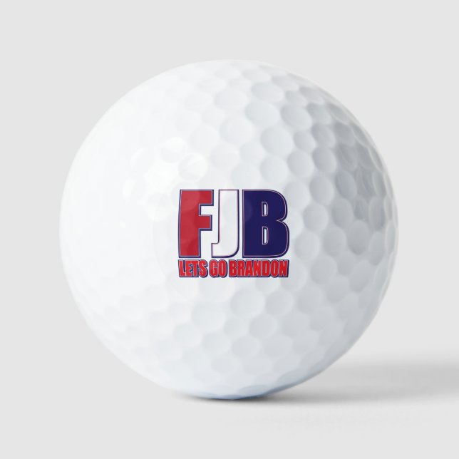 Lets Go Brandon - FJB Golf Balls (Front)