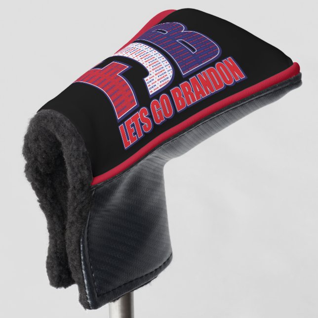 Lets Go Brandon - FJB Golf Head Cover (3/4 Front)