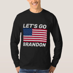 LET'S GO BRANDON! FLAG T-SHIRTS T-SHIRT