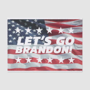 LET'S GO BRANDON! [Font 5] Gift Wrap Tissue Paper