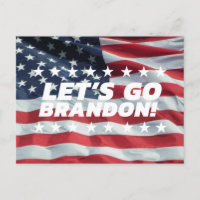 LET'S GO BRANDON! [Font 5] Postcard