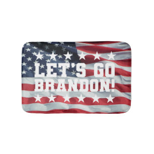 LET'S GO BRANDON! [Font 6] Bath Mats