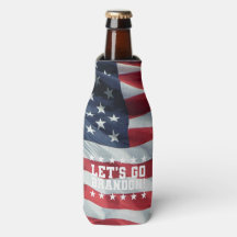 LET'S GO BRANDON! [Font 6] Bottle Cooler Tote