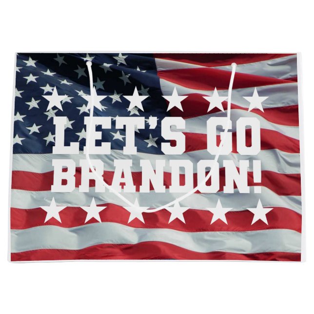 LET'S GO BRANDON! [Font 6] Gift Bag (Front)