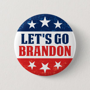 Let's Go Brandon funny anti Biden Pro trump 2024 2 Inch Round Button