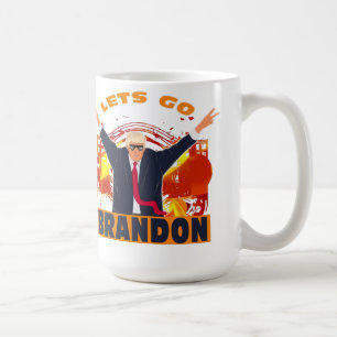 Let's Go Brandon Funny Anti Biden Trump Political  Coffee Mug