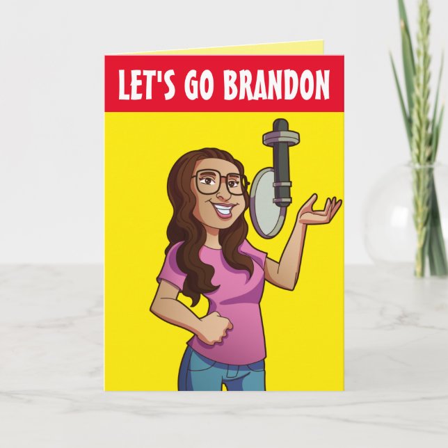 LET'S GO BRANDON Funny BIRTHDAY cards (Front)