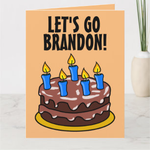 LET'S GO BRANDON! FUNNY BIRTHDAY OVERSIZED CARDS