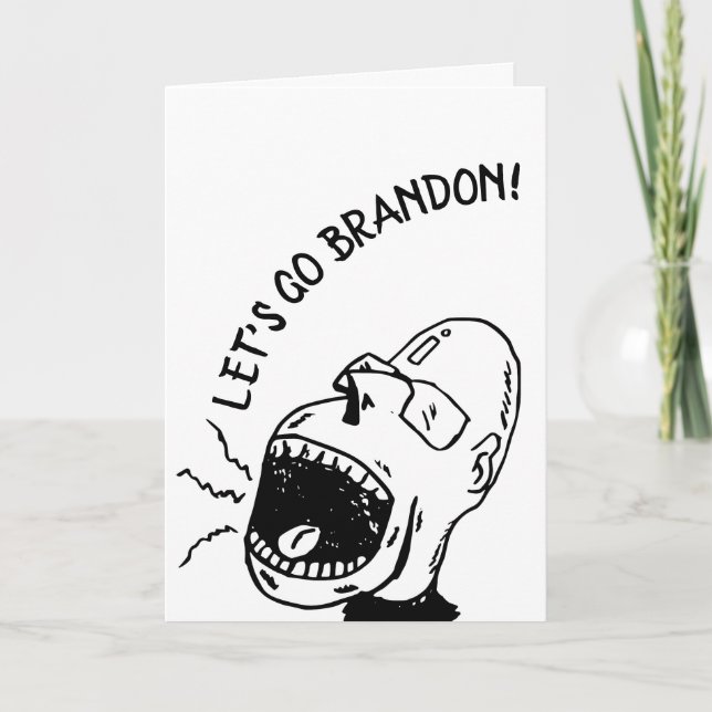 LET'S GO BRANDON! FUNNY CHRISTMAS CARDS (Front)