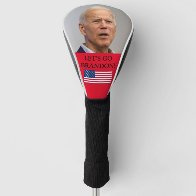 Let's Go Brandon! Golf Head Cover (Front)