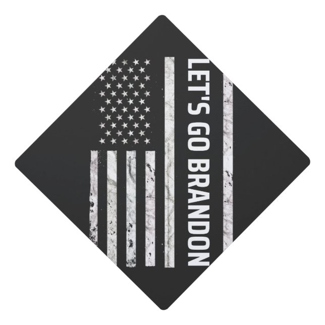 Let's Go Brandon Graduation Cap Topper (Front)