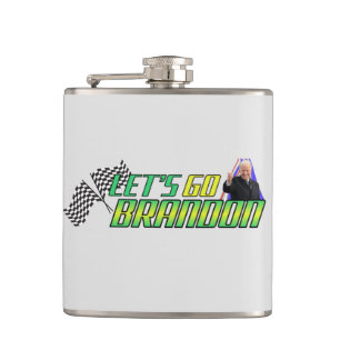Let's Go Brandon Hip Flask