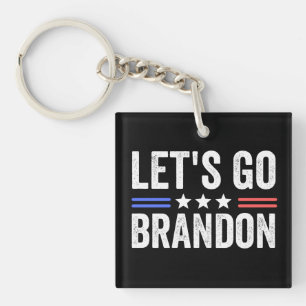 Let's Go Brandon Keychain