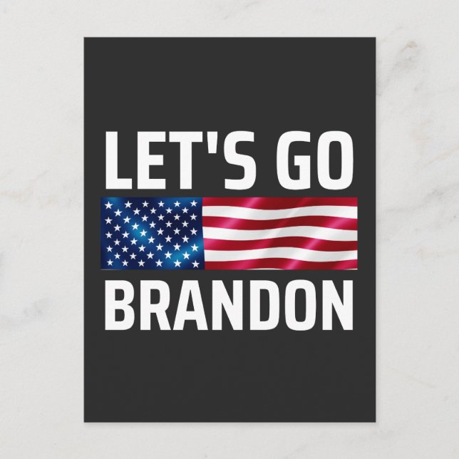 lets go brandon lets go brandon holiday postcard (Front)