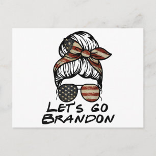 Let's Go Brandon, Lets Go Brandon Holiday Postcard