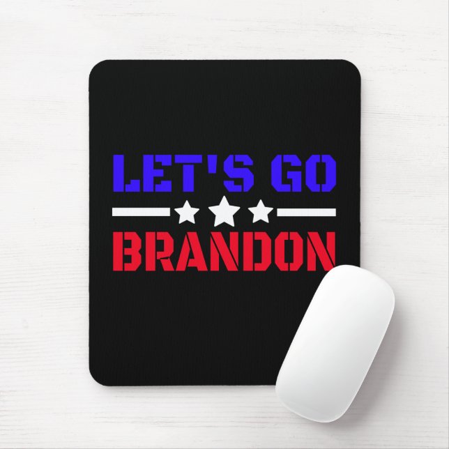 Let's Go Brandon      Mouse Pad (With Mouse)