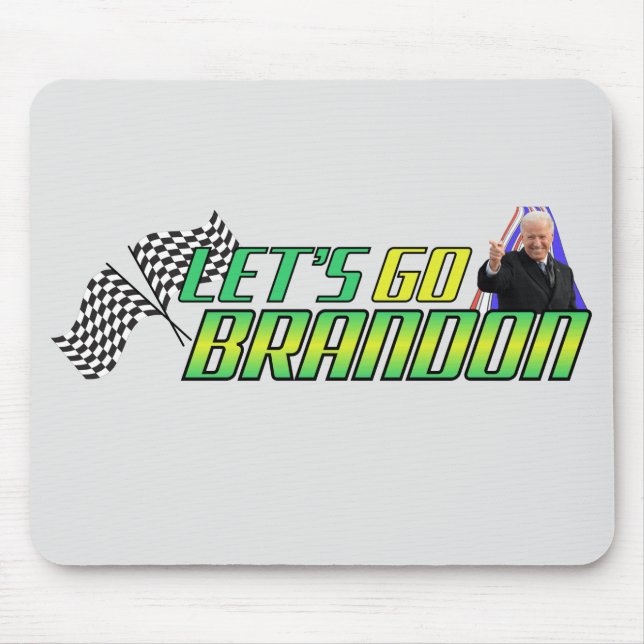 Let's Go Brandon Mouse Pad (Front)