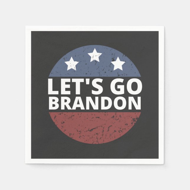 let's go brandon napkin (Front)