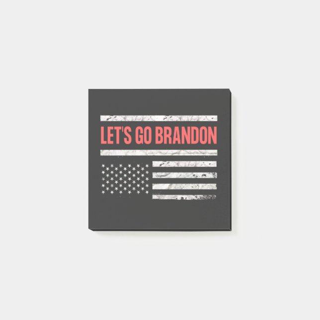 Let's Go Brandon Post-it Notes (Front)