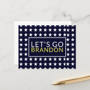 Let's go Brandon Postcard