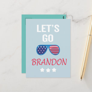 Lets go brandon postcard