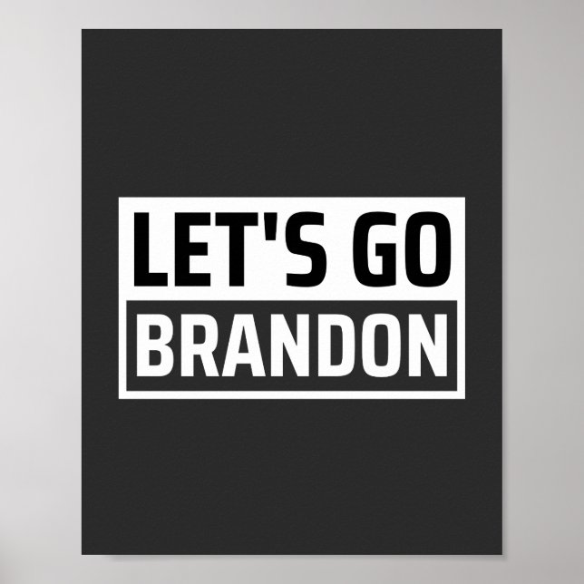 let's go brandon poster (Front)