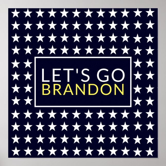 Let's go Brandon Poster (Front)