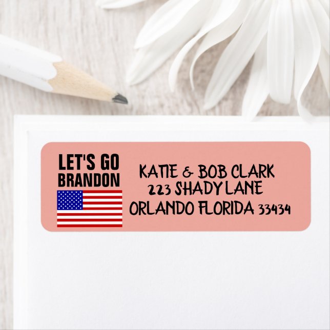 LET'S GO BRANDON Return Address Label (Insitu)