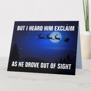 LET'S GO BRANDON! SANTA OVERSIZED CHRISTMAS CARDS