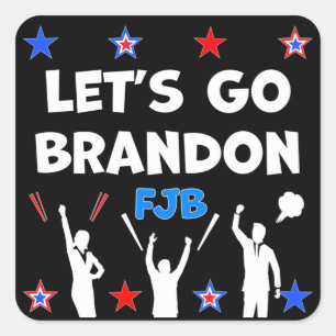 LET'S GO BRANDON SQUARE STICKER