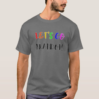 Lets Go Brandon Tee Let's Go Brandon LGBT Flag LGB