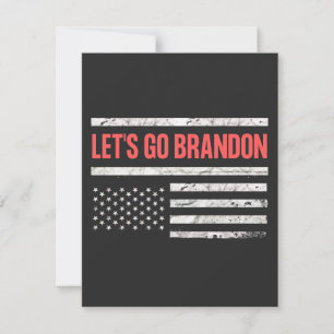 Let's Go Brandon Thank You Card
