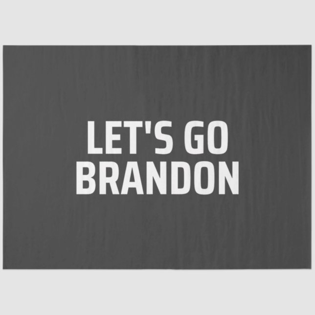 let's go brandon tissue paper (Front)