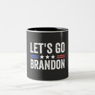 Let's Go Brandon Two-Tone Coffee Mug