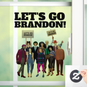 LET'S GO BRANDON! WINDOW CLINGS