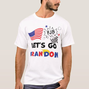 LETS GO BRANDON with Trump Hair T-Shirt