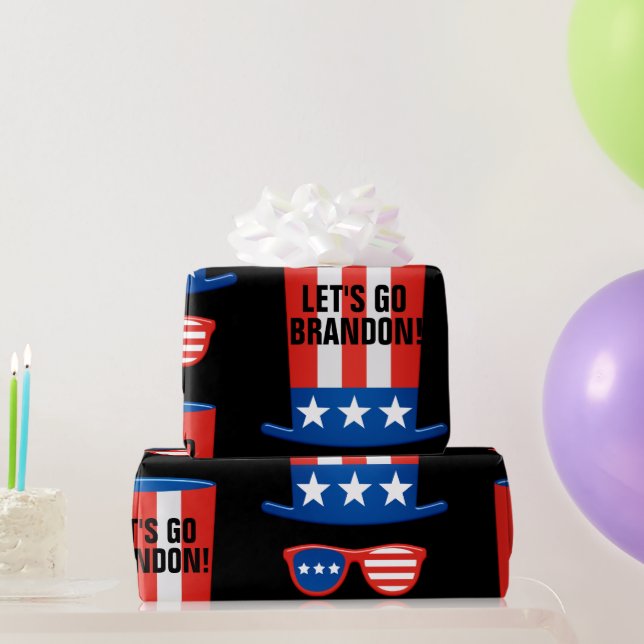 LET'S GO BRANDON! WRAPPING PAPER (Party Gifts)