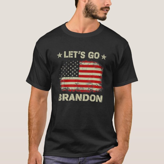 Let's Go Branson Brandon Conservative Anti Liberal T-Shirt (Front)