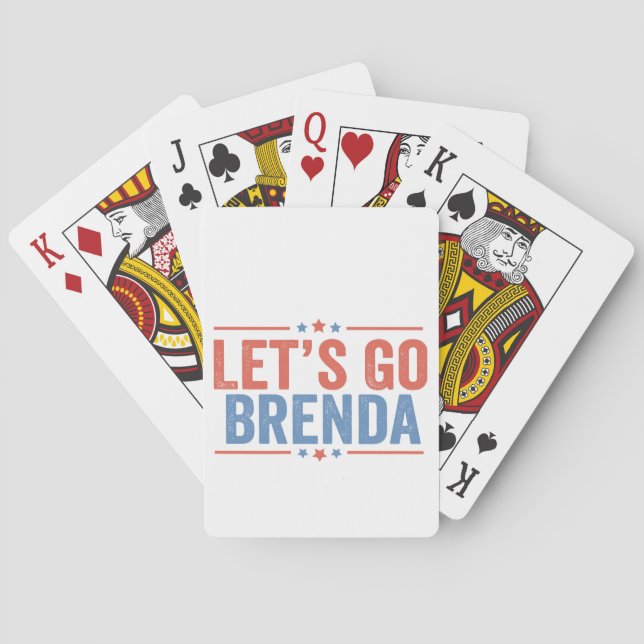 Let's go Brenda Kamala Election 2024  Playing Cards (Back)