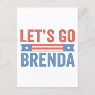 Let's go Brenda Kamala Election 2024  Postcard