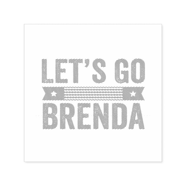 Let's go Brenda Kamala Election 2024  Self-inking Stamp (Design)