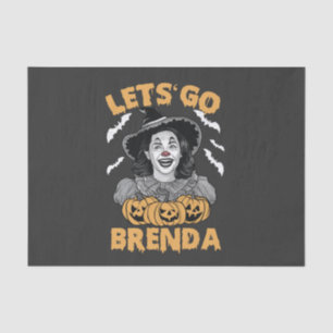 Let's Go Brenda Spooky Halloween Kamala Harris  Tissue Paper