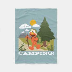 Let's Go Camping! Fleece Blanket