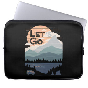 Let's Go Camping, Go Camp Laptop Sleeve