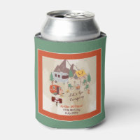 Let's Go Camping Rustic Woodsy Campground Birthday