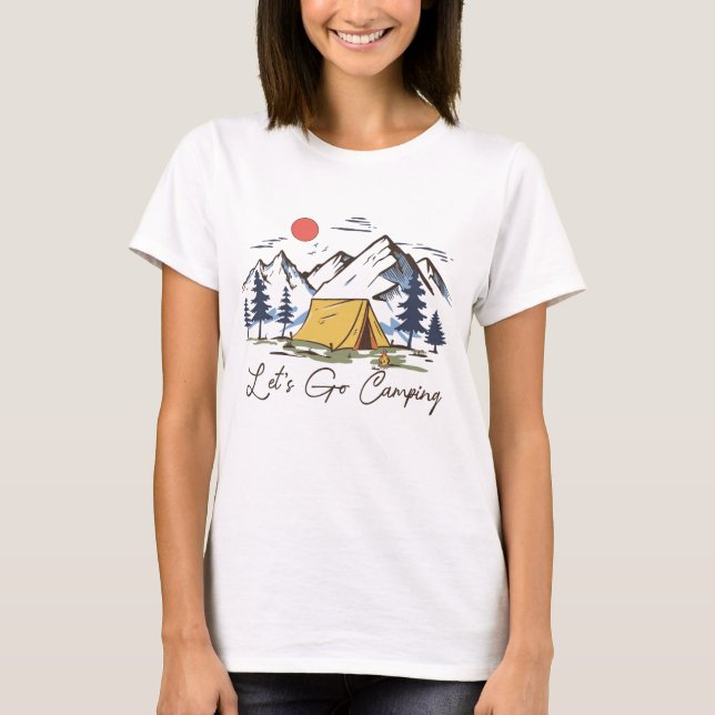 Let's Go Camping T-Shirt (Front)