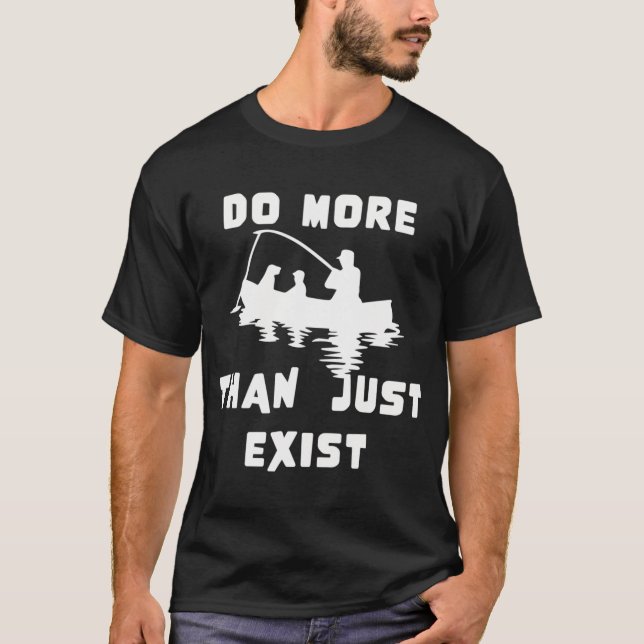 Let's go!Cat goes fishing. T-Shirt (Front)